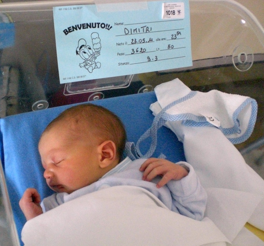 nascita di Dimitri maternità data presunta parto mio parto intervista