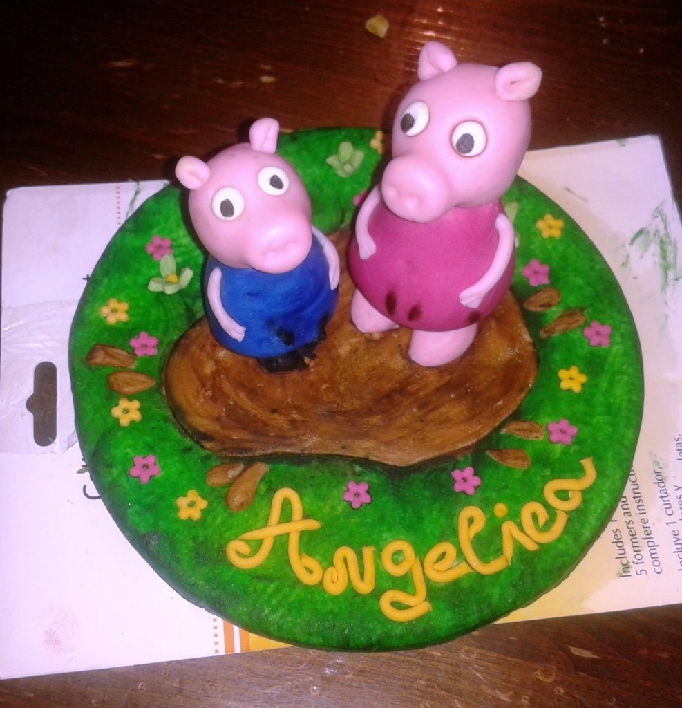 Cake Topper Peppa Pig e George