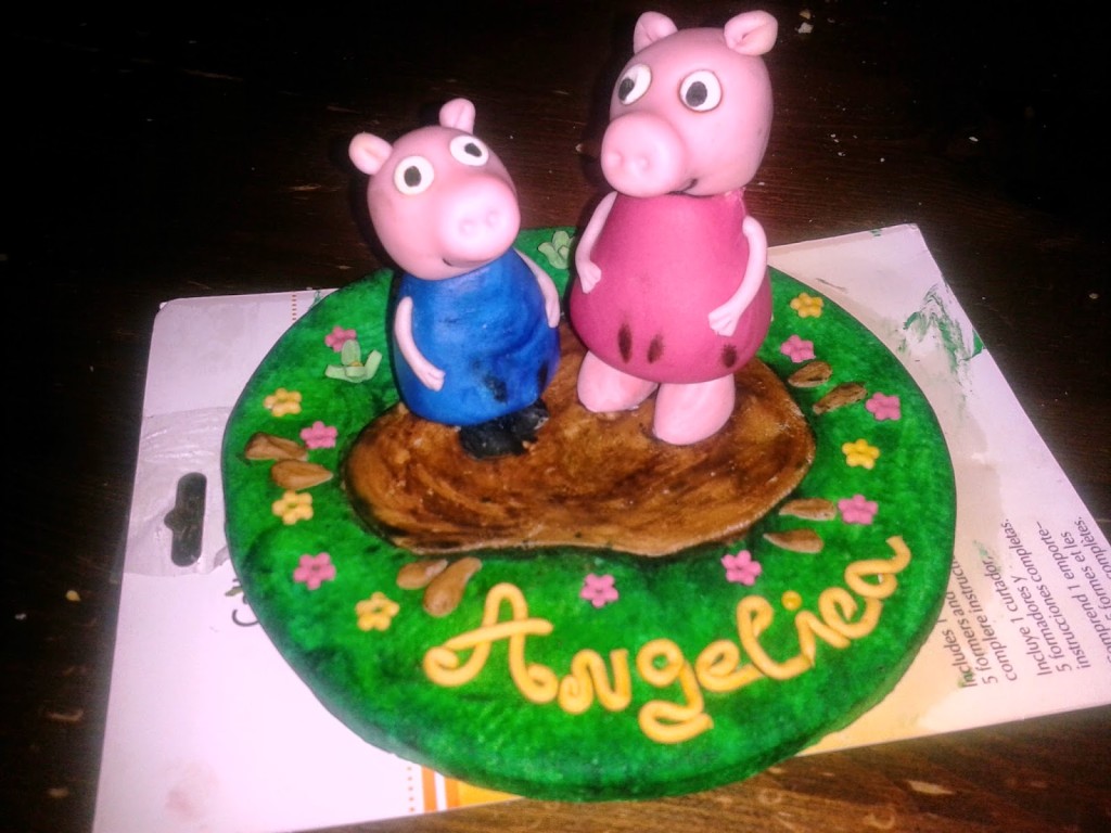 Cake Topper Peppa Pig e George