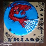 Spider man cake