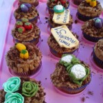 cupcake con miniature di verdure