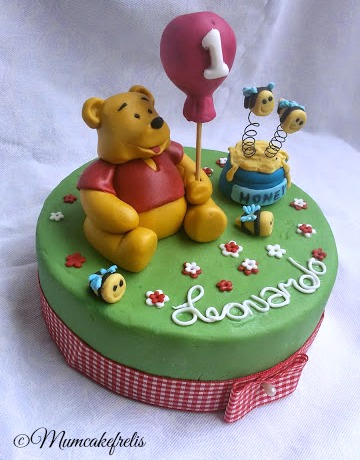 Winnie the Pooh cake toppers, Classic winnie, first birthday Winnie The Pooh Cake Toppers, honey & bees