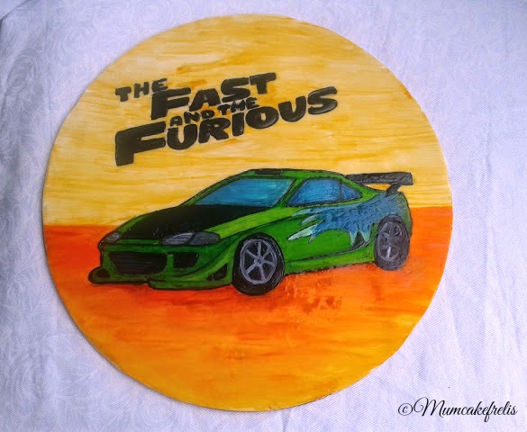 Personalised Fast & Furious Cake Topper Birthday Theme, Birthday Parties, Fast to furious cake topper