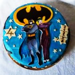 Batman & joker cake