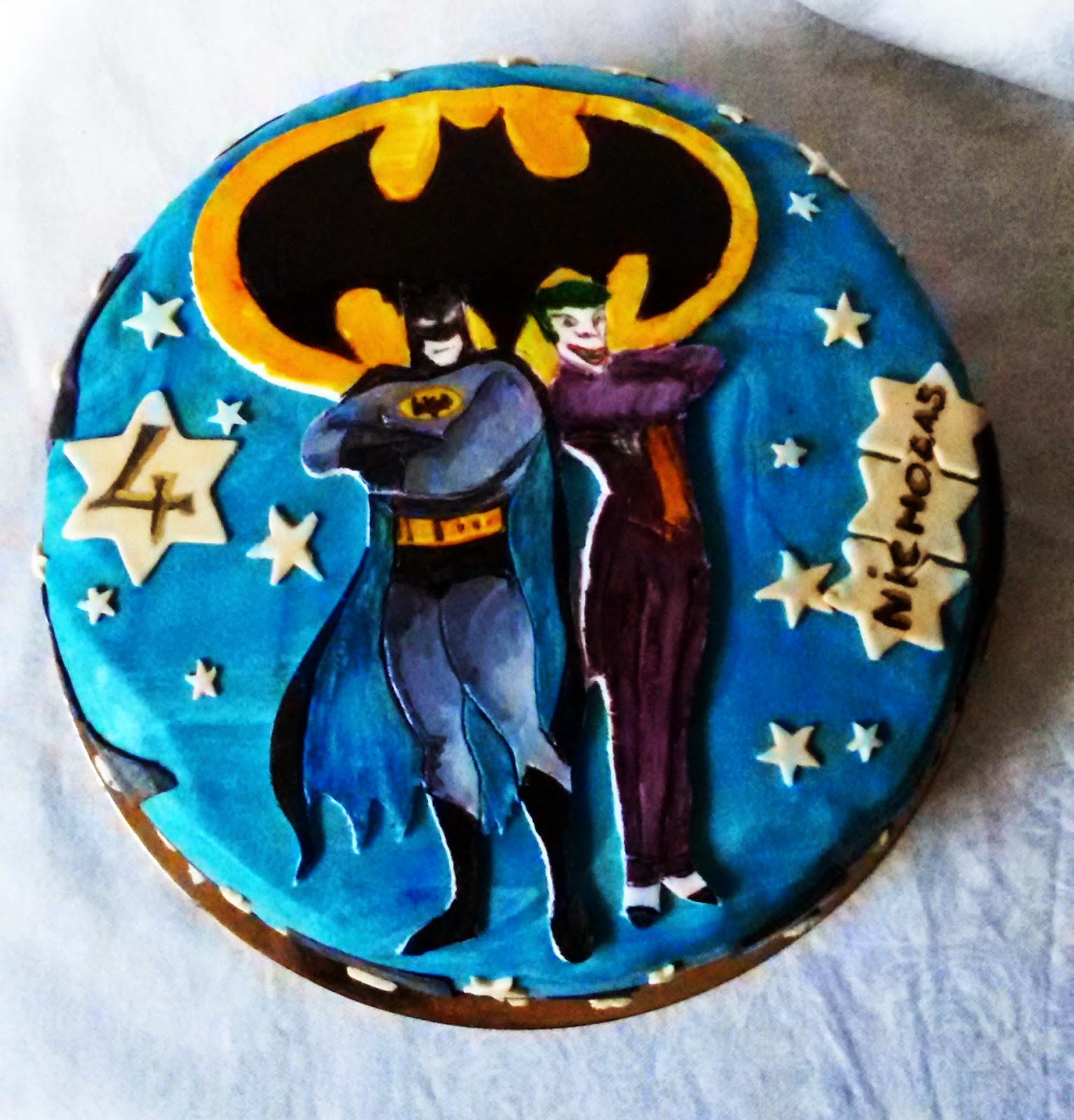 Batman & joker cake