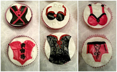 cupcakes lingerie per red velvet lingerie con completi in pasta di zucchero