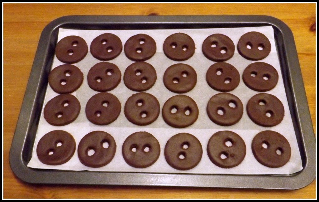 tutorial biscotti in pasta sucre al cioccolato a forma di bottone