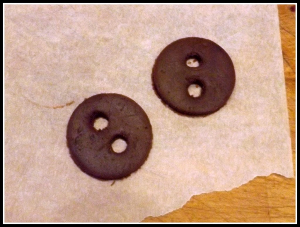 tutorial biscotti in pasta sucre al cioccolato a forma di bottone