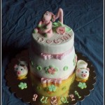 torta primo compleanno bimba