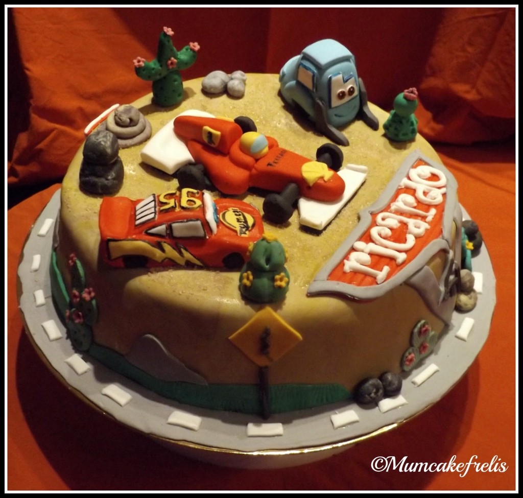  theme birthday cake, Cars Birthday Cakes