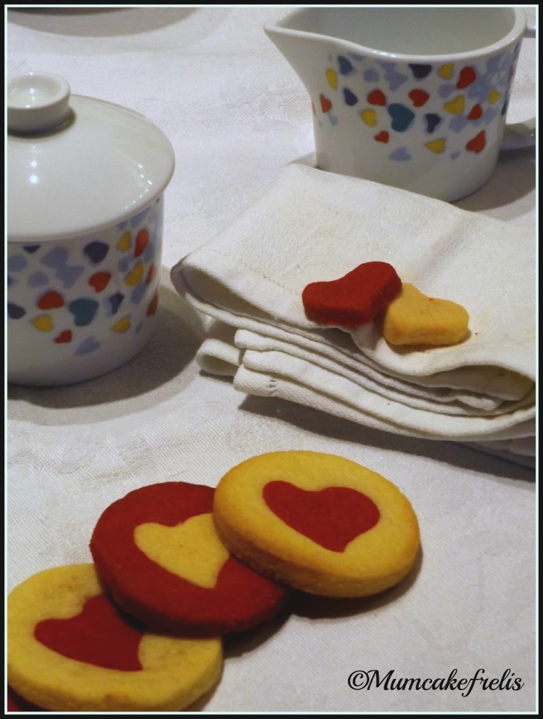 ricette san valentino: biscotti bi colore
