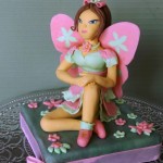 winx flora cake topper