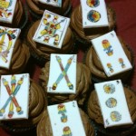 cupcakes con carte da gioco