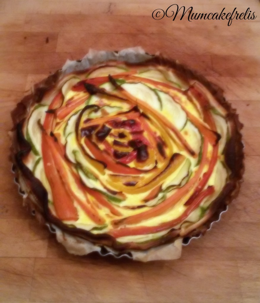 beautiful vegetable tart recipe torta salata con zucchine e carote "effetto scenografico"