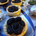 Crostatine con more di gelso - Mulberries tart