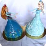 Frozen Elsa E Anna Cake Doll 