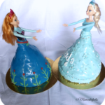 Frozen Elsa E Anna Cake Doll