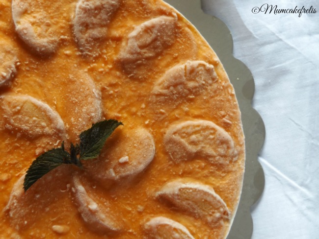 La ricetta della cheesecake senza cottura con albicocca e pesca versione molto estiva della Cheesecake fresca di albicocche