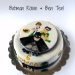 Batman Robin Ben Ten cake