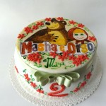 Masha & Bear cake