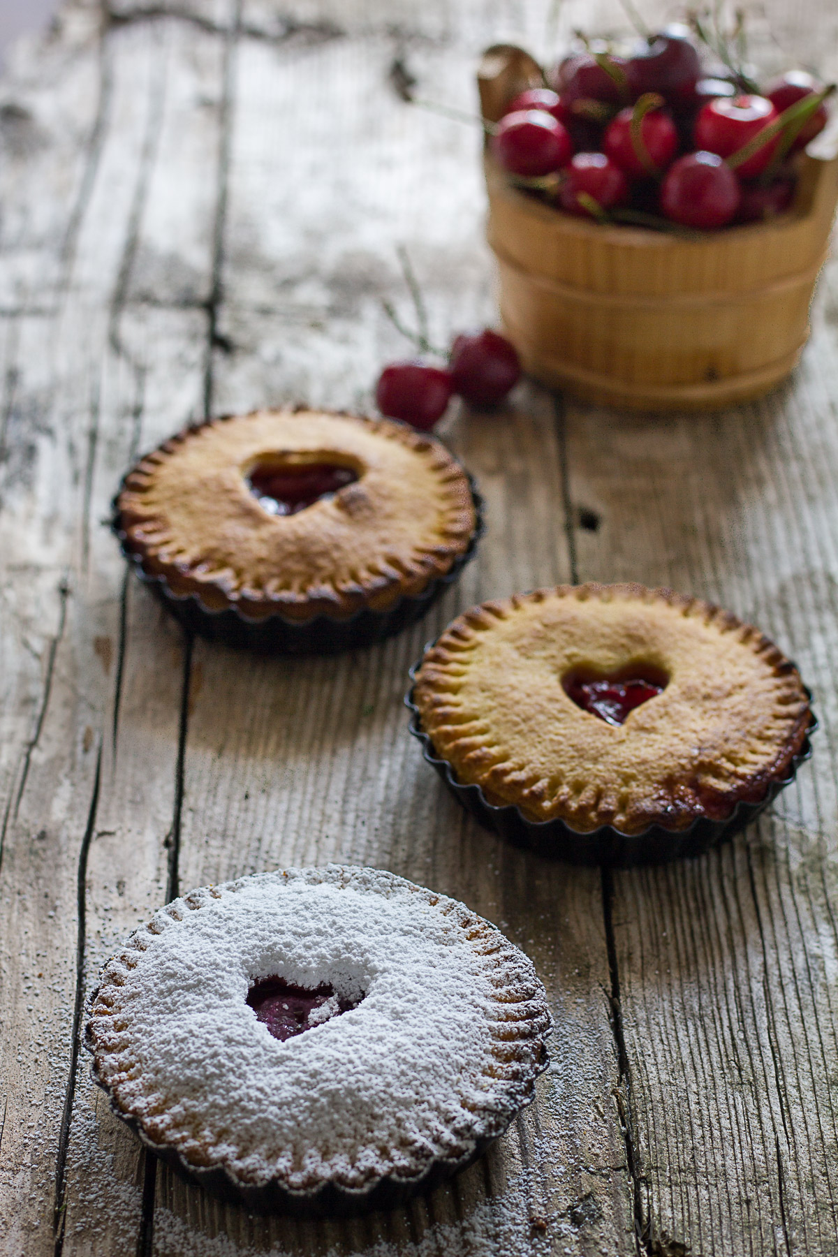 crostatine con ciliegie