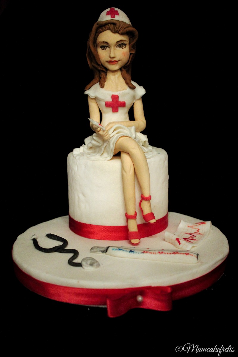 Nurse cake topper