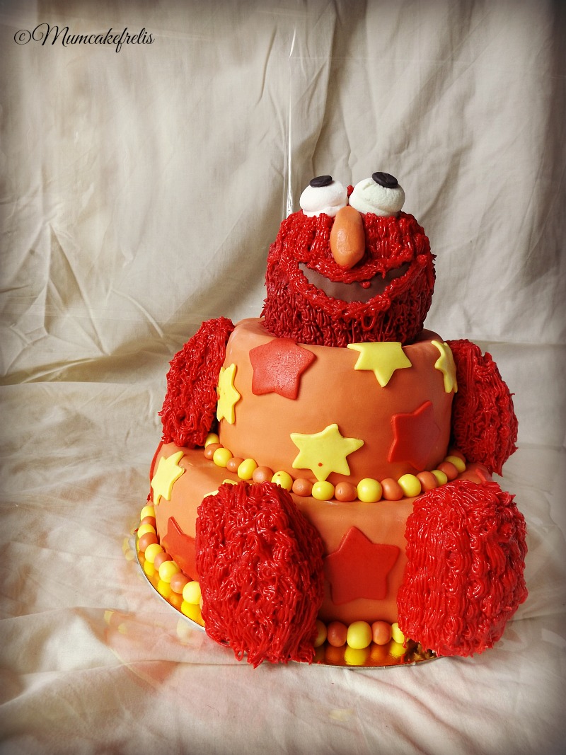 Elmo Sesame Street cake