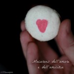 macarons con ganache fondente
