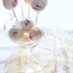macaron pupazzi di neve
