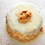 honey & cardamom sponge cake