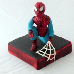 Spider-Man Gum Paste Figurine Cake Topper