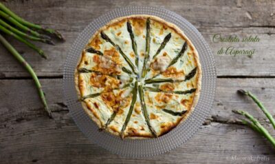 Crostata salata di asparagi