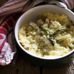 Risotto uova e asparagi