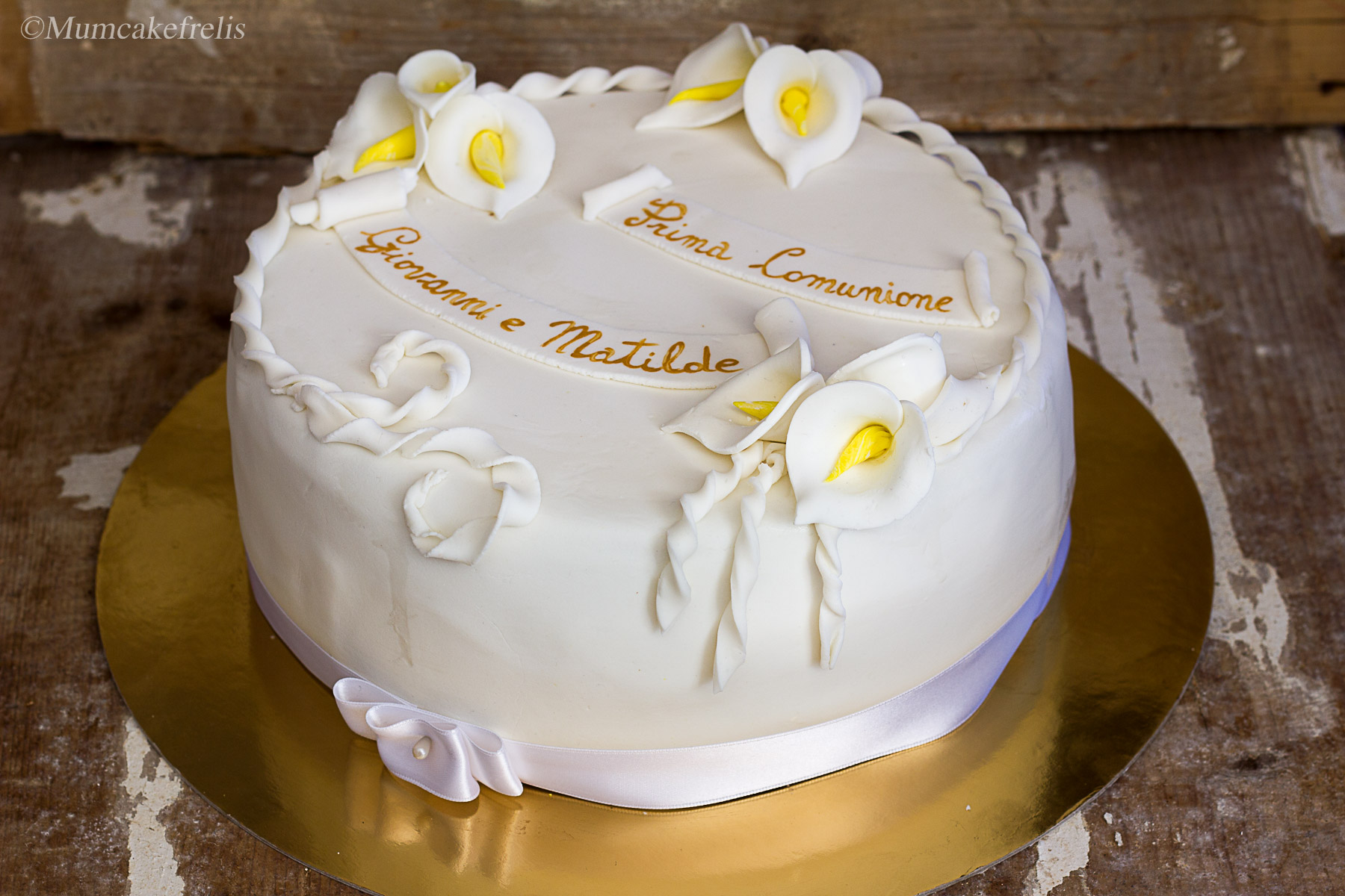 torta comunione cake design