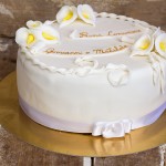 torta comunione con calle