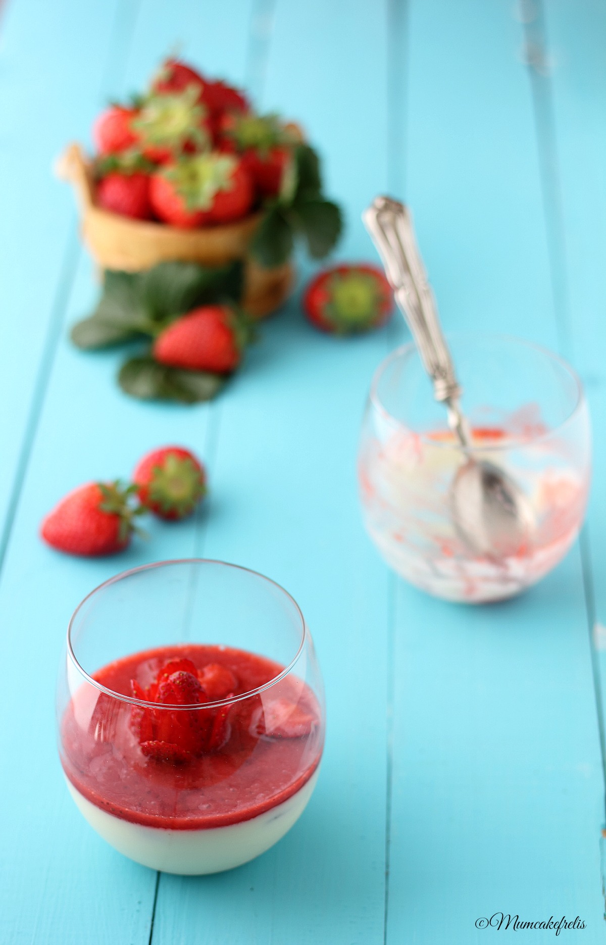 pannacotta con coulis