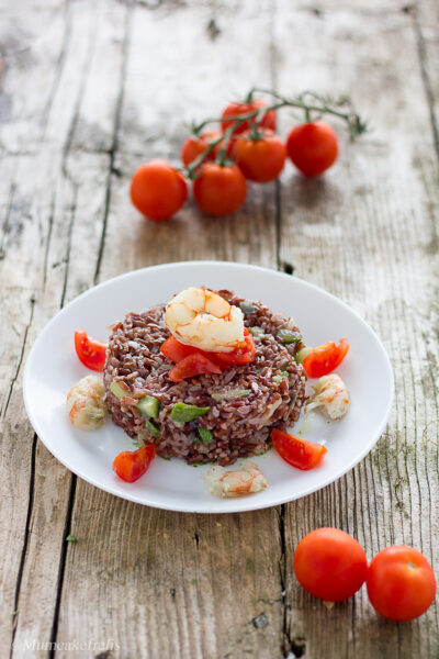risotto zucchine e gamberi pentola pressione