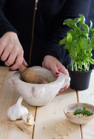 le trofie al pesto
