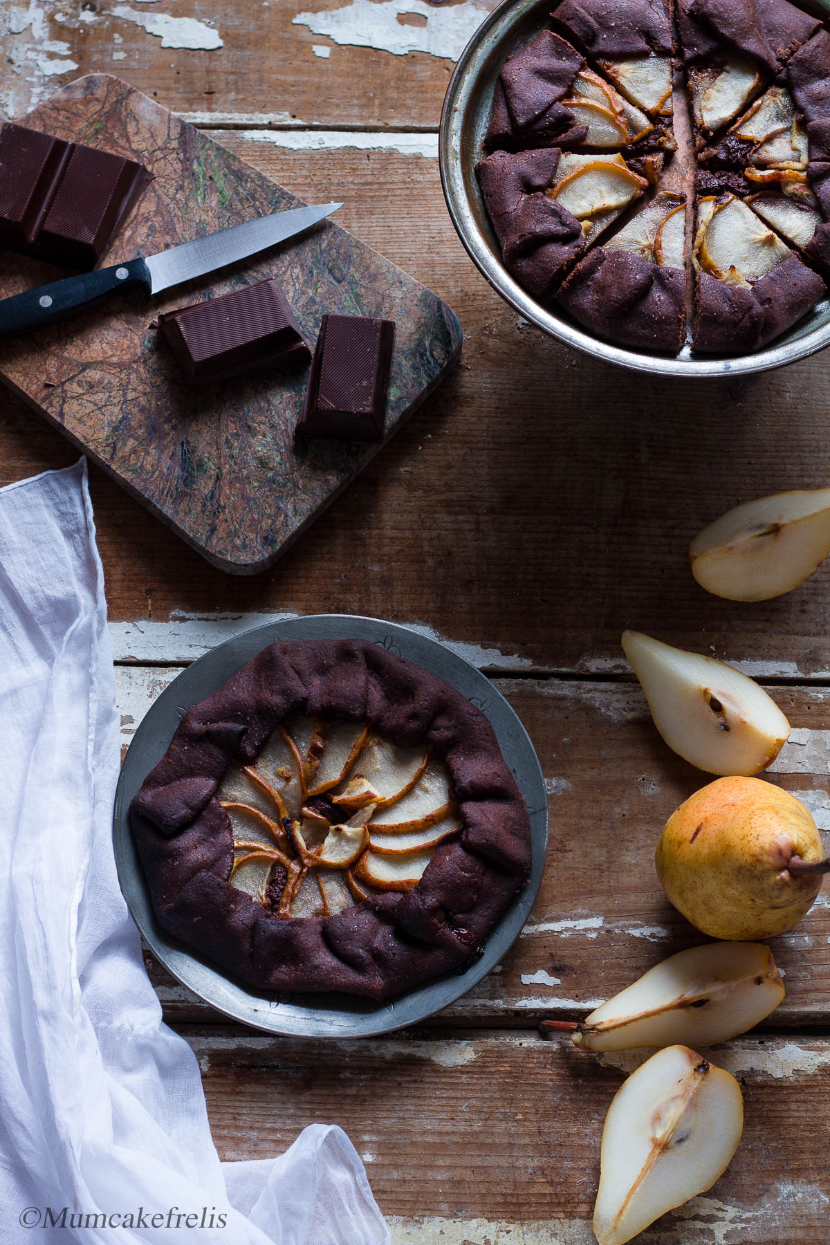 Gallette cioccolato e pere