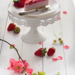 cheesecake senza cottura alle fragole e yogurt