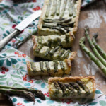 crostata con asparagi