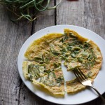 ricetta della frittata con talli d'aglio