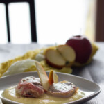 medaglioni di manzo con salsa alle mele