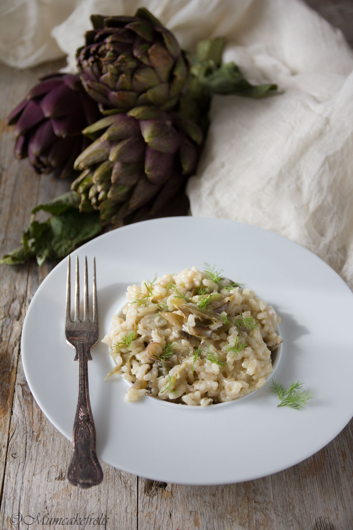 risotto con carciofi