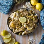 pollo con olive verdi e limone