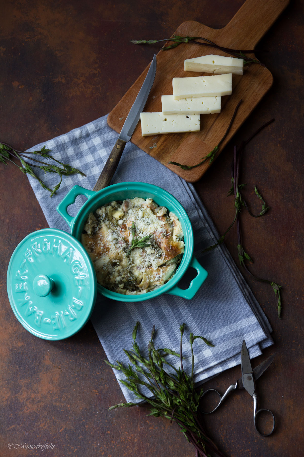 bruscandoli ricette, crespelle con bruscandoli