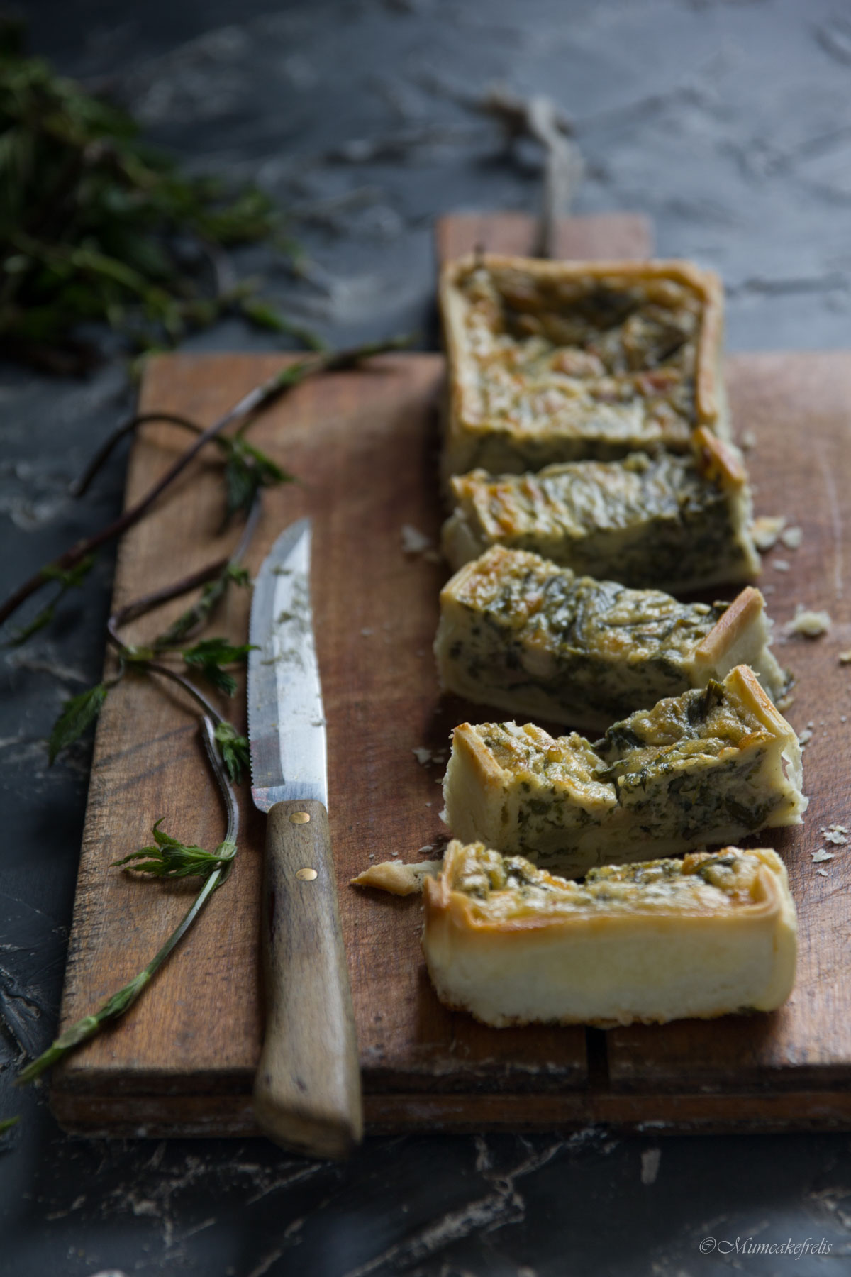 foto quiche salata ai bruscandoli