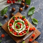 crostata salata caprese