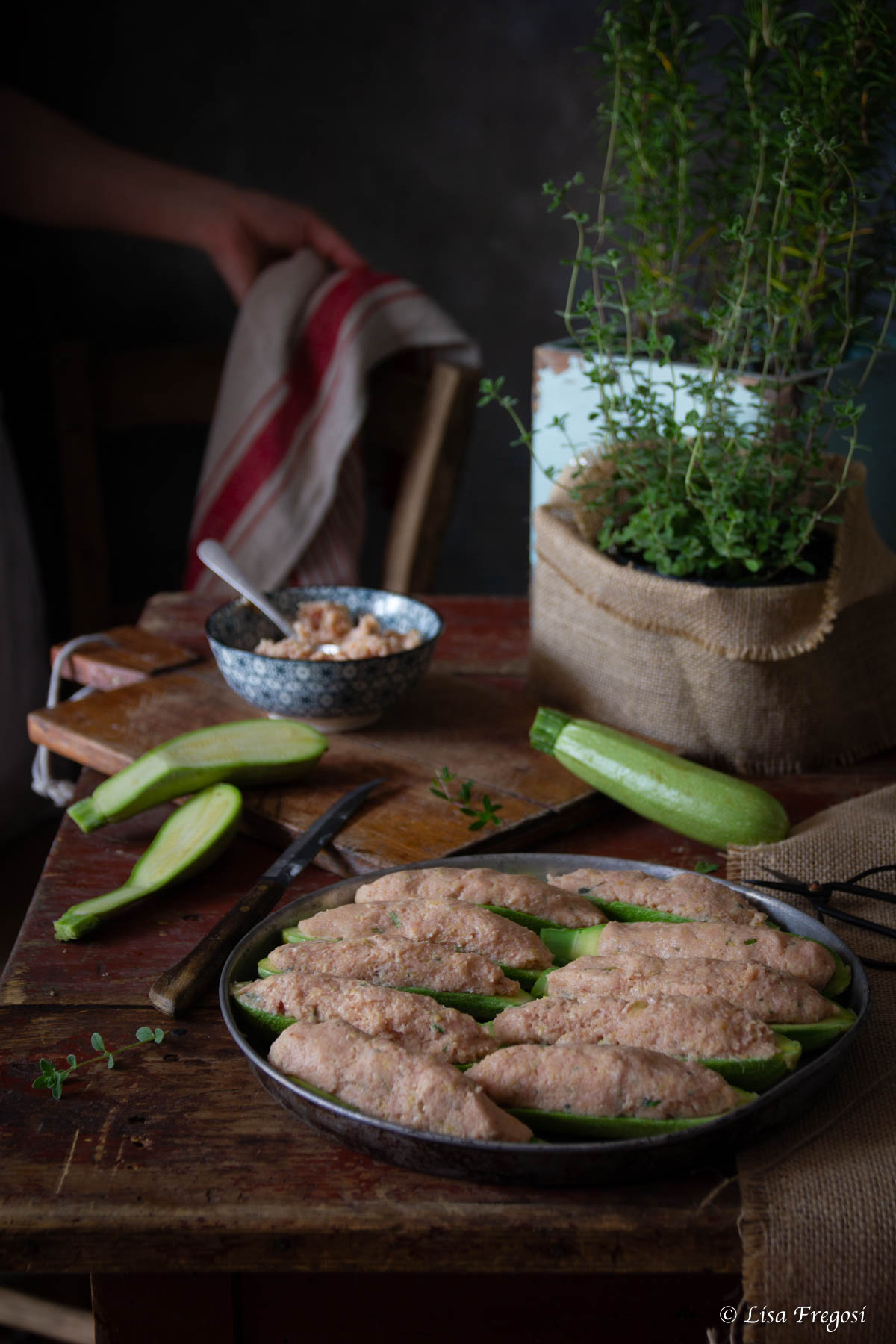 ricetta tradizionale ligure: le zucchine ripiene