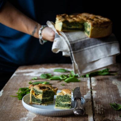 come fare la la torta salata con spinaci, ricotta e uova